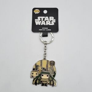 Star Wars Endor Group POP style Enamel keychain